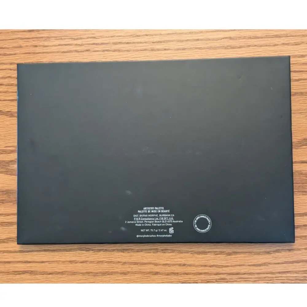 Morphe x James Chanes Eye Shadow Palette Discontinued lightly swatched like new